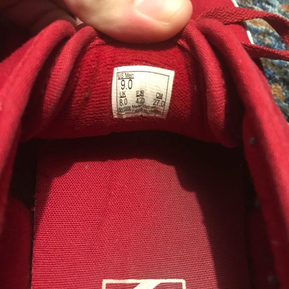 Red Vans - Picture 4 of 5